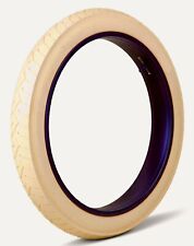Pneu 24 pouces Semi Slick 24 x 3.00 Crème 75-507 Crème Vélo Chopper Beachcruiser