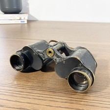 Antique Sthenara 8x JAFSA Paris Binoculars - Militaria Vintage 1930s