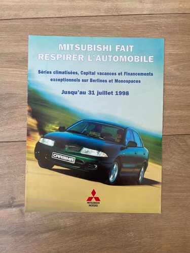 Brochure mitsubishi carisma - brochure,