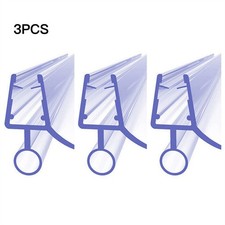 3x Joint de douche PVC pour paroi porte en verre 50cm 4-12mm barrière de douche