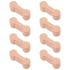 8pcs Connecteurs de trains en bois Connecteurs Connecteurs de piste