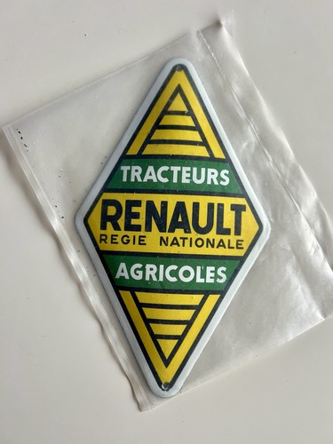 Plaque émaillée renault - plaque,