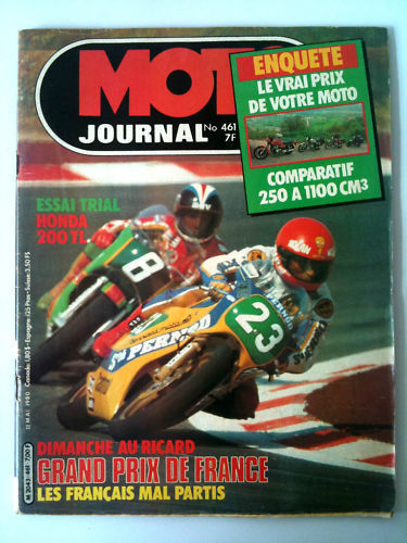 461 moto journal - n°461,