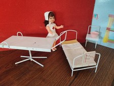 Dollhouse Furniture, Dolls House PUPPENHAUS, Nurse Hospital Room.
