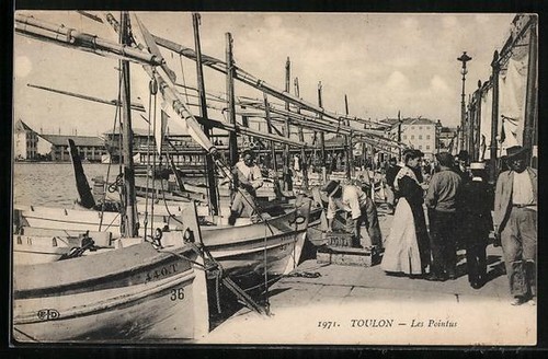 Cpa toulon les - toulon,,