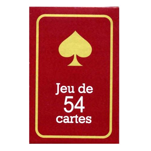Jeu cartes extra fines - 54,