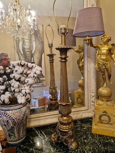 Grande lampe ancienne - grande,