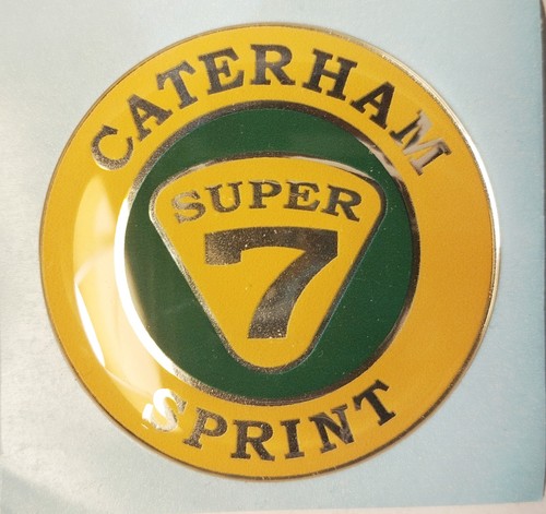 Nose badge caterham super - badge, 7