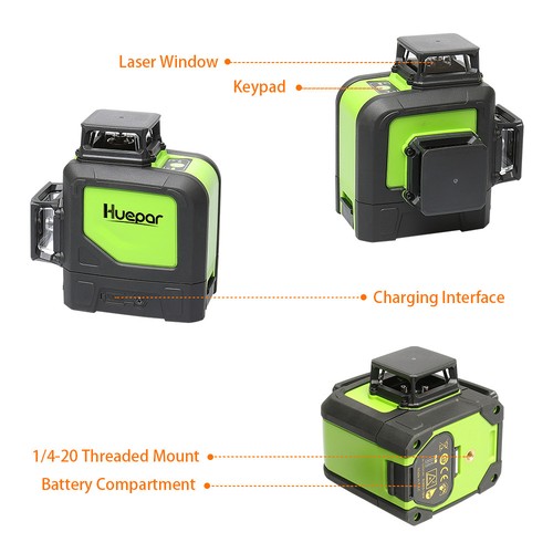 Niveau laser rotatif huepar - niveau,