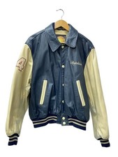 Redskins/Leather Jacket Blouson/Xl/Cowhide/Nvy/Plain/90S/Vintage 1918