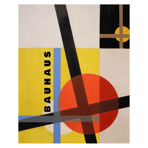 Affiche géométrique bauhaus - affiche,