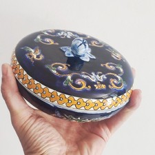 BONBONNIÈRE EN FAÏENCE DE