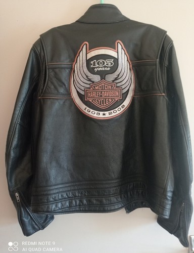 Blouson cuir harley davidson - cuir,