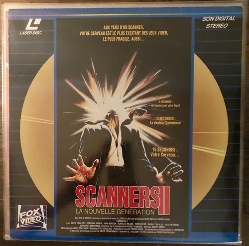 Scanners laserdisc version - scanners,