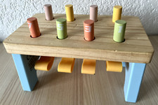 U.LEINSS 1546-AN Germany Toy Child Established Hammering Wood Kinderspielzeug