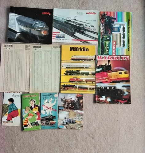 Marklin lot 12 catalogues - 1,