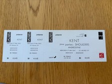 billet ticket place de concert  KENT