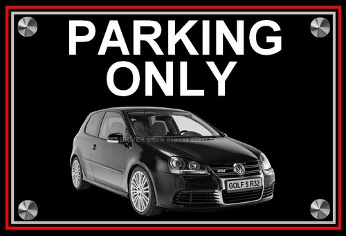 Plaque parking only - ",