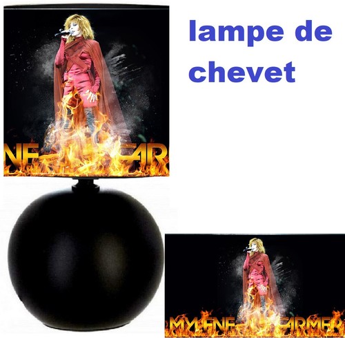 Mylène farmer lampe chevet - lampe,