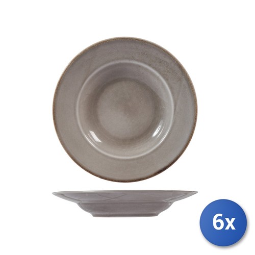 Assiettes pâtes h - 6x, h&h
