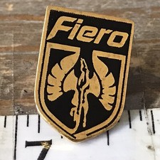 Vintage Pontiac FIERO Hat Pin-Tie Tac-Lapel Pin-Black & Gold Colored ~RA1~