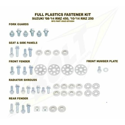 Kit vis complet plastiques - kit,