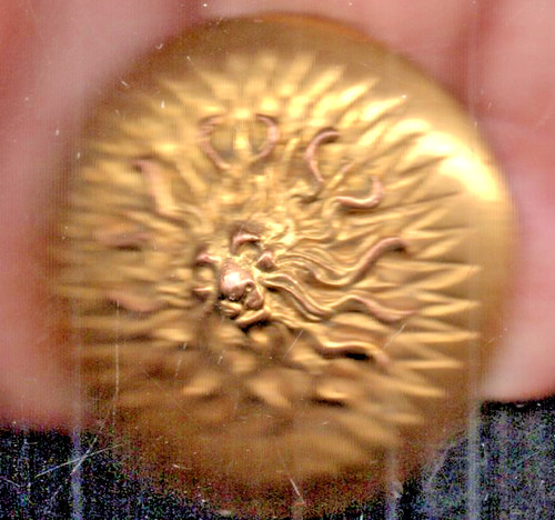Ancien broche bronze insigne - broche,