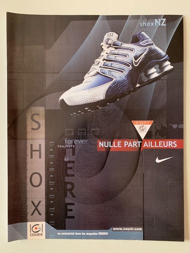 Publicite 2003 nike shox - -,