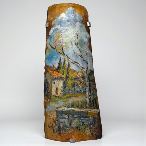 Paysage provençal signé - , sur