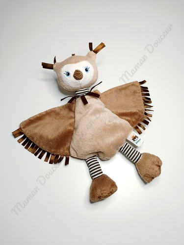 Peluche doudou chouette hibou - peluche/doudou, chouette/hibou