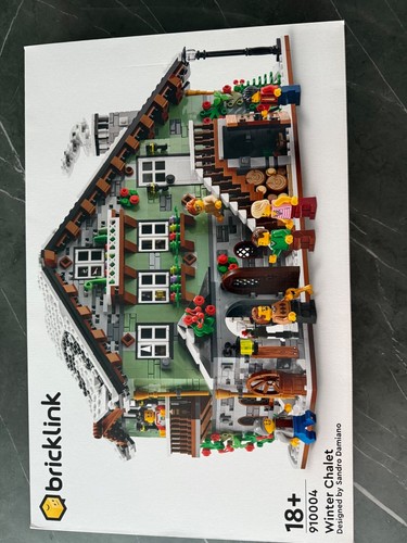 Lego bricklink winter chalet - lego,