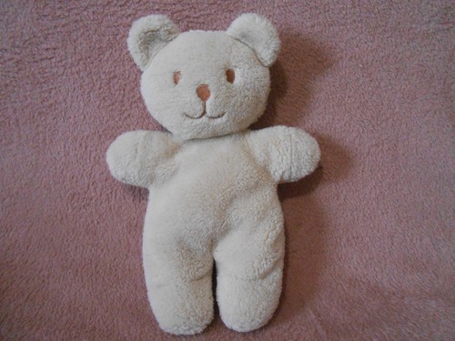 Doudou peluche ours - , beige