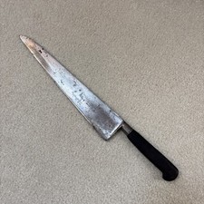 ANTIQUE DUFRESNE & CO. LA TROMPETTE 11” Blade CHEF Kitchen Cook KNIFE Vintage