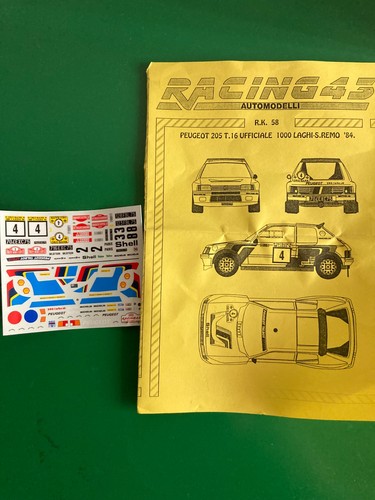 Decal racing 43 - decal,