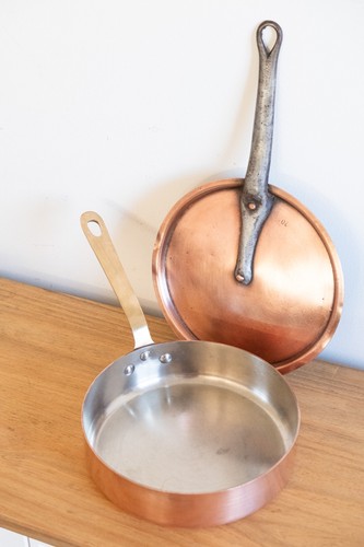 Sauteuse cuivre inox - cuivre, +