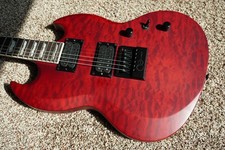 ESP LTD Viper-1000 EverTune Electric Guitar See Thru Black Cherry