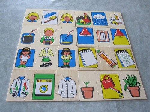 Puzzle éducatif bois - puzzle,