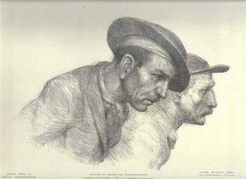 Illustration deux hommes - illustration,