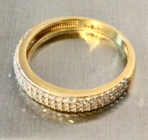 Vintage bague alliance - bague, or