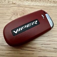 VIPER RED KEY FOB DODGE 5 BUTTON WITH LOGO
