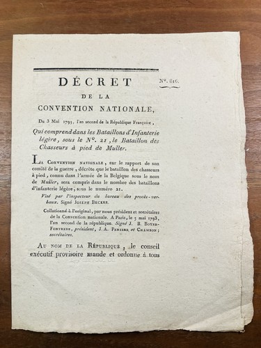 Armée belgique en 1793 - de,