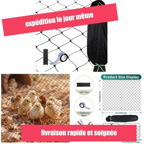 Filet anti oiseaux lalago - anti-oiseaux, 5