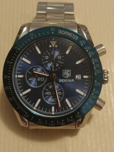 Montre chrono benyar neuve - chrono,