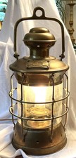 Authentic 1943 British Lifeboat Lantern – Electrified Masthead Lamp