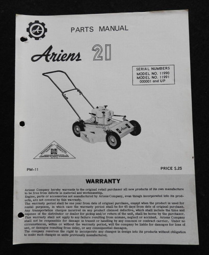1958 1960 original ariens - c.1958-1960,