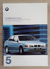 BMW 5 Series E39 Brochure 1997 - 520i 523i 528i 535i 540i 525tds