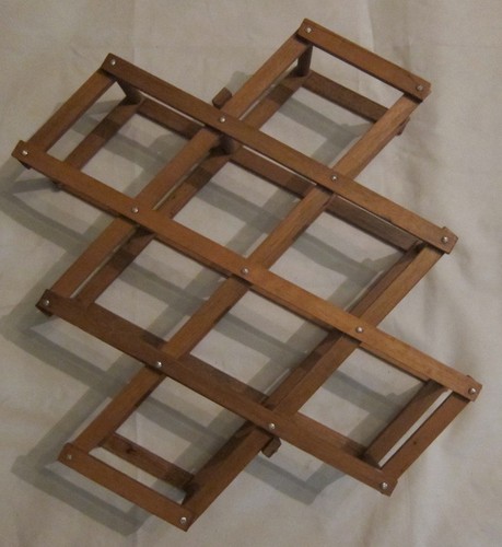 Vintage wine bottle rack - wine, rack.