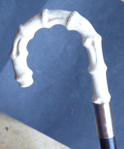 Canne sculptée figurine - canne,