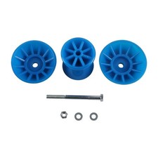 Kit d'assemblage rouleau cloche d'arc PU bleu 4 pouces pour remorque de yacht av