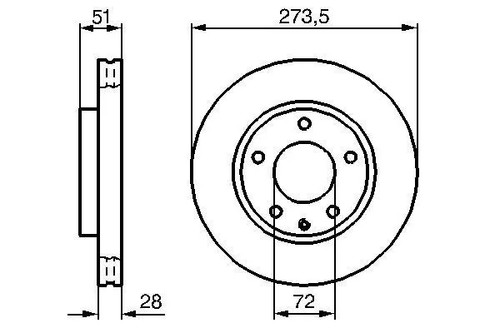 Disque frein ventilé 0 - frein,